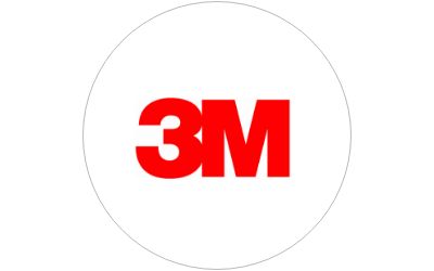 Image of 3M Logo inside of grey circle