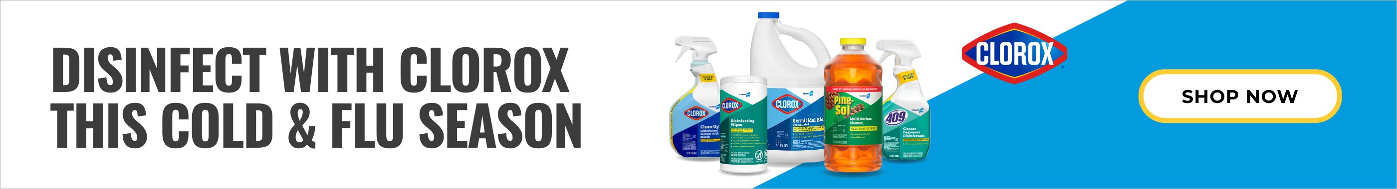 Disinfect with Clorox This Cold & Flu Season
