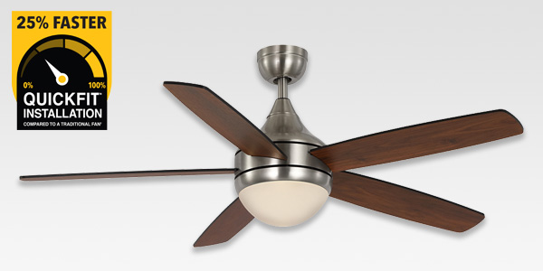 QuickFitâ„¢ Install Ceiling Fans