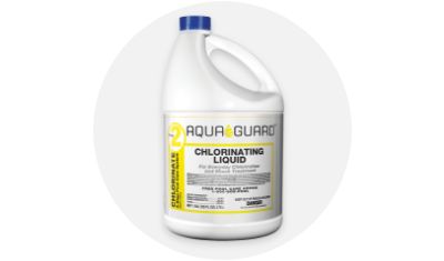Image of Aquaguard Chemical inside a gray circle