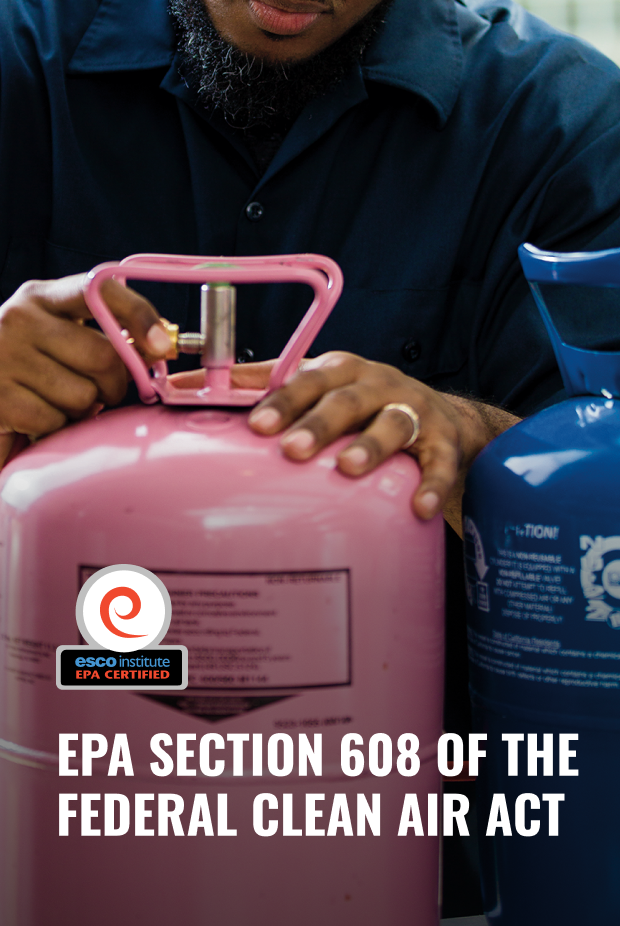 Clickable EPA Section 608 Of the Federal Clean Air Act Image