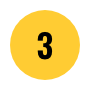 Black number three inside a solid yellow circle