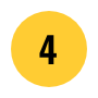 Black number four inside a solid yellow circle