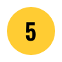 Black number five inside a solid yellow circle