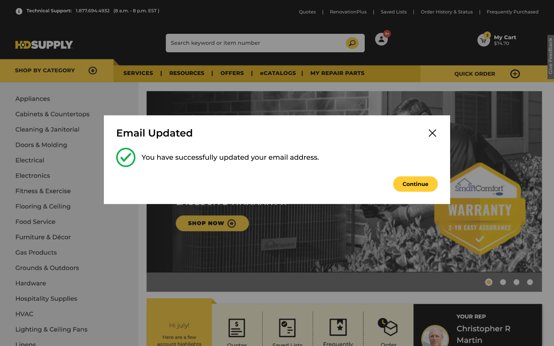 Eps Authentication & Email Validation