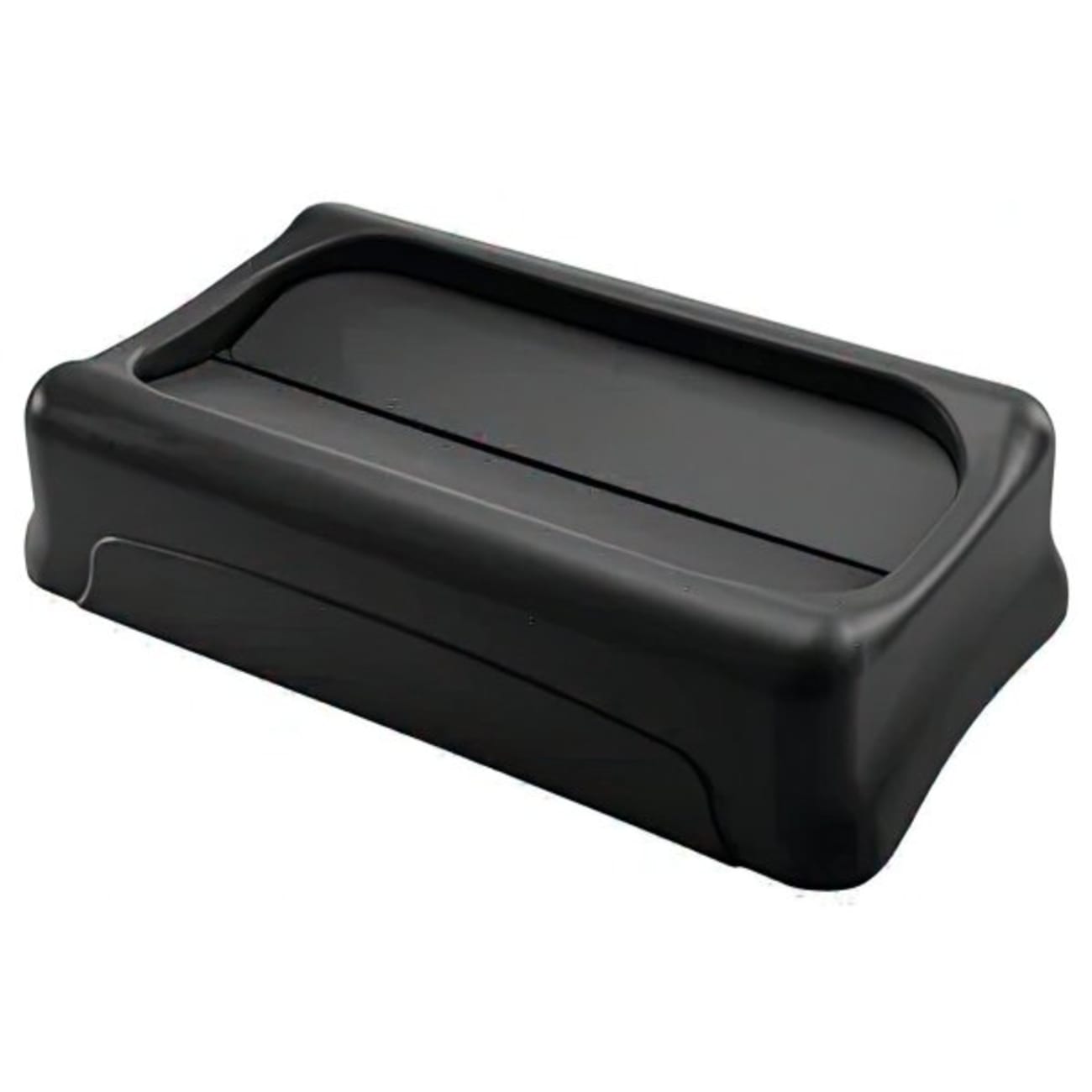 Rubbermaid Commercial Slim Jim Swing Trash Can Lid (Black)