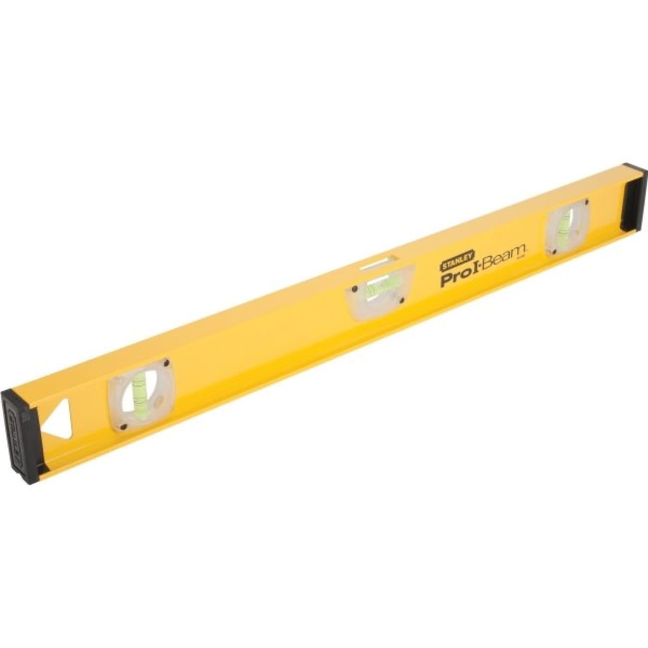 Stanley® 24" I-Beam Level, Heavy-Duty Aluminum, Pipe Groove, Three 360° Vials
