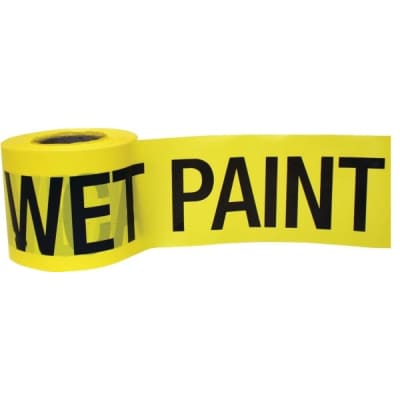 C.h. Hanson® 3" X 300' "Wet Paint" Barrier Tape