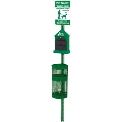 Fido House® Green Pet Waste Station