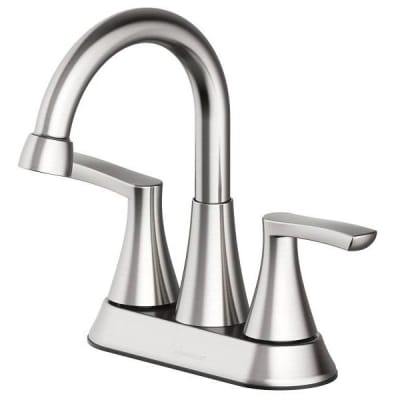 Seasons® Raleigh™ Two-Handle Centerset High-Arc Bathroom Faucet With Quick-Install Pop-Up In Brushed Nickel