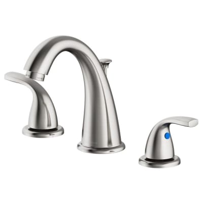 Seasons® Raleigh™ Two-Handle Widespread High-Arc Bathroom Faucet With Quick Install Pop-Up In Brushed Nickel