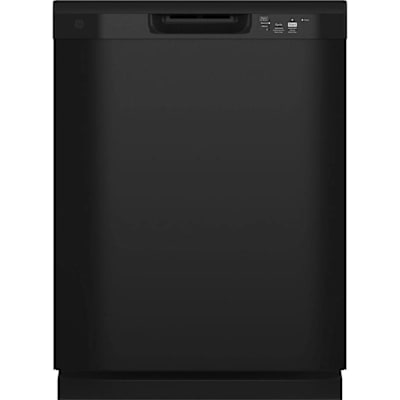 GE® 24" Tall Tub Front Control Dishwasher 60 Dba, Black