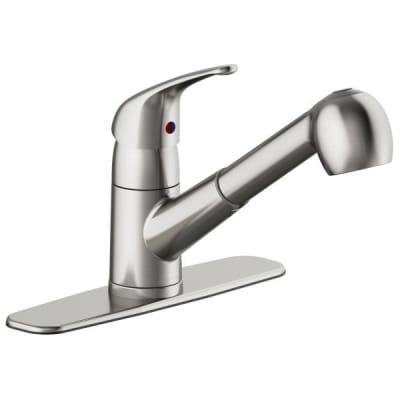 Seasons® Raleigh™ Single-Handle Pull Out Kitchen Faucet In Stainless Steel