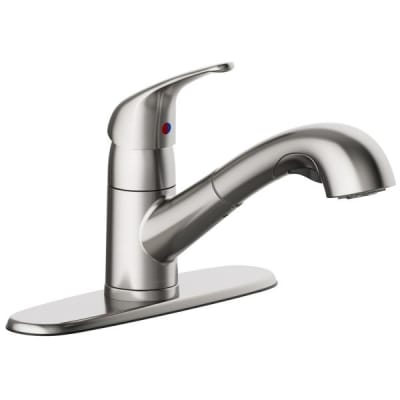 Seasons® Raleigh™ Single-Handle Pull Out Kitchen Faucet In Stainless Steel