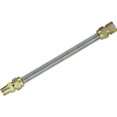 Dormont Stainless Steel Gas Connector 1/2" Mip X 1/2" Fip 24"