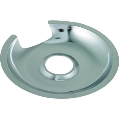 8" Chrome Drip Pan For Ge, Package Of 6