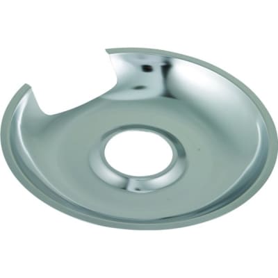 Universal 8" Chrome Drip Pan, Package Of 6