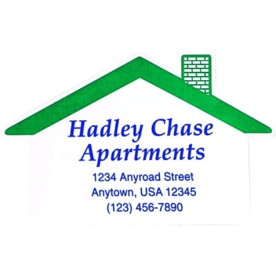 Custom Magnet, One Color, House Shape Package Of 100