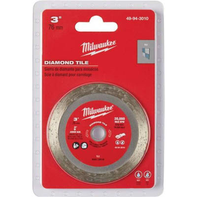 Milwaukee 3 In. Diamond Tile Blade