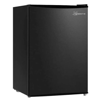 Seasons® 2.7 Cu. Ft. Compact Refrigerator Energy Star®, All-Fridge, Black
