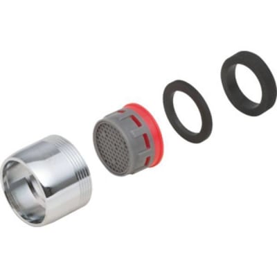 Neoperl Dual Thread Aerator 2.2 Gpm Chrome Plated-Brass Pack Of 6