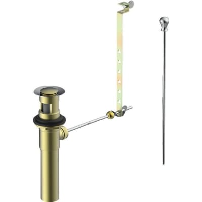 Seasons® Brass/Chrome Pop-Up 8-1/8" Length