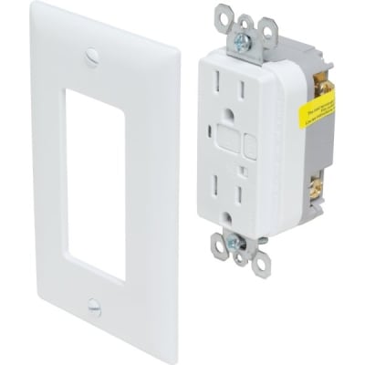 Hubbell® 15 Amp 125 Volt Gfci Receptacle W/ Alarm (White)