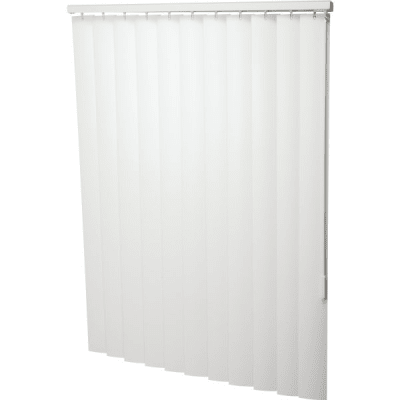 Champion® White 3.5 In. Cordless Room Darkening Deluxe Vertical Blind 72x84"