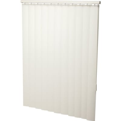Champion® Alabaster 3.5 In. Cordless Room Darkening Vertical Blind 72x84"