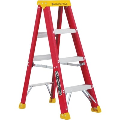 Louisville Ladder 4 Ft. Fiberglass Step Ladder Type 1A