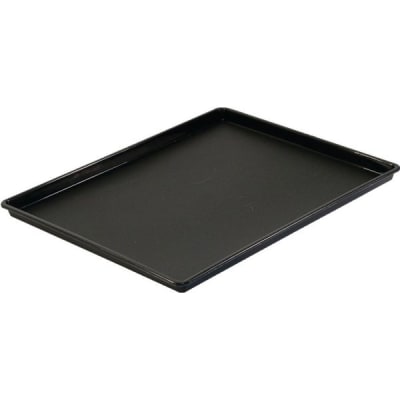 Hapco 10 X 12.5" Rectangular Tray With Square Corners Black Package Of 36