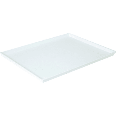 Hapco Classique Rectangular Tray White Package Of 36