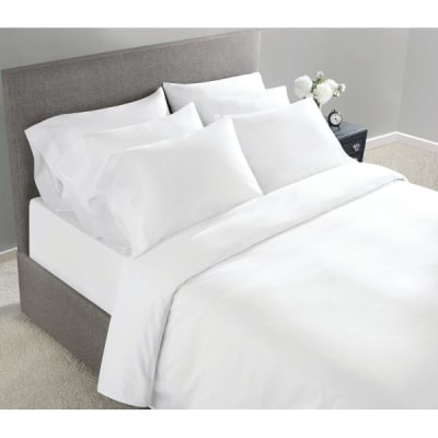 Wynrest T200 Fitted Sheet Queen 60x80x12" White Case Of 24