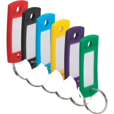 Lucky Line 7/8 X 2 Id Tag Assorted Colors, Package Of 20