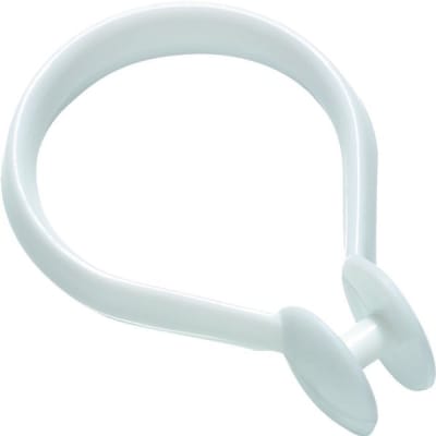 Plastic Shower Curtain Rings 12pk