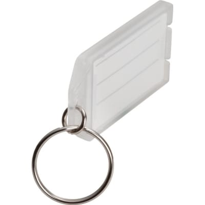 Lucky Line Clear Plastic Id Tag Package Of 10