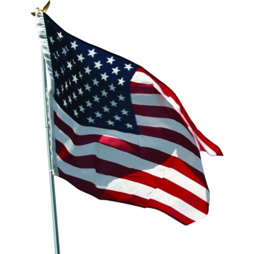 Valley Forge Flag® United States 5' X 3' Flag Kit With 6' Pole
