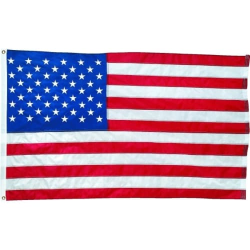 American Flag, 6 X 4 Ft Heavy Nylon, Made In The Usa