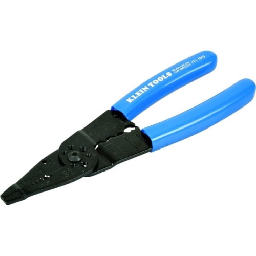Klein Tools® Long Nose All-Purpose Tool, Serrated Plier Jaws, Cuts And Crimps