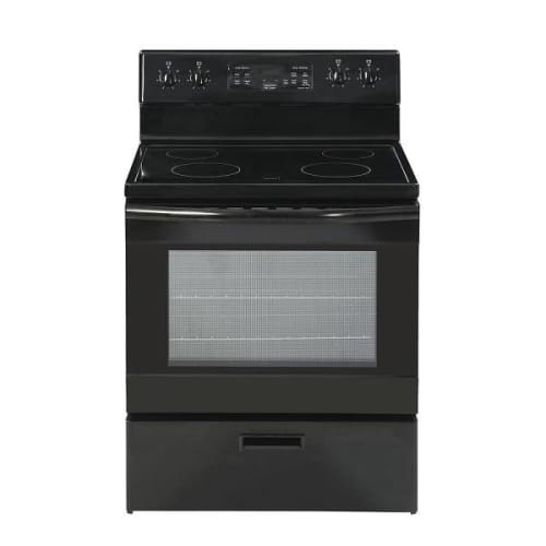 Seasons® 5.2 Cu. Ft. Freestanding Electric Range, Glass Top, Black
