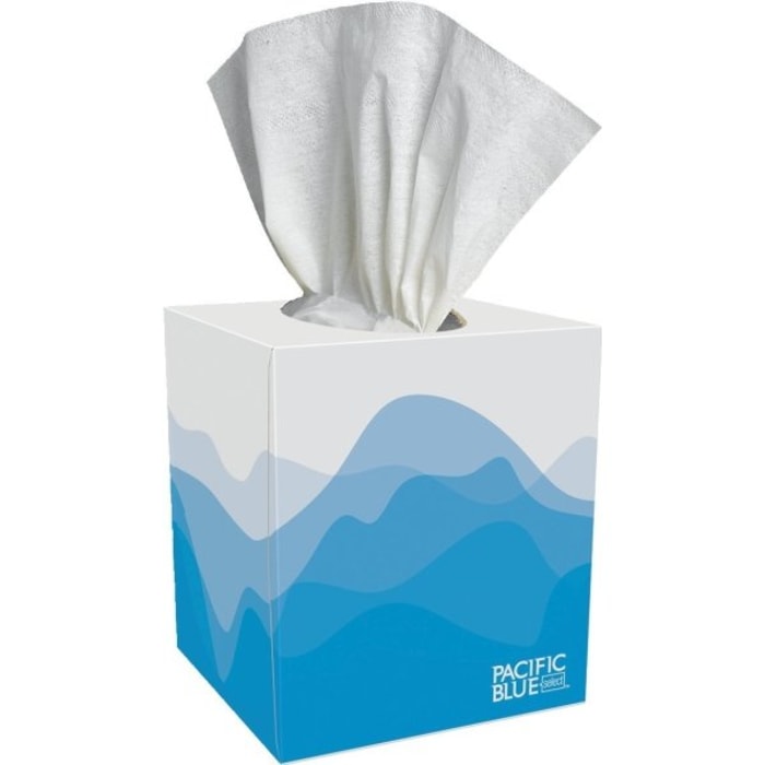 Pacific Blue Select™ Facial Tissue Cube Box (36 Boxes-Case)