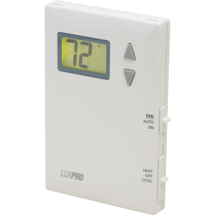 Lux® 24 Volt Digital Heat/Cool Thermostat, 3-1/2w X 5"H