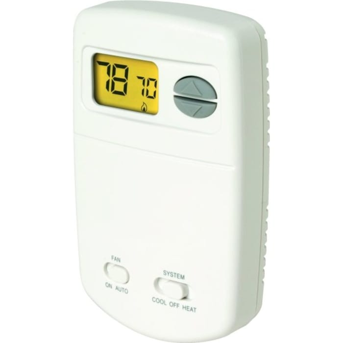 White-Rodgers® 24 Volt Or Millilvolt Digital Heat/Cool Thermostat, Vertical, PTAC Compatible