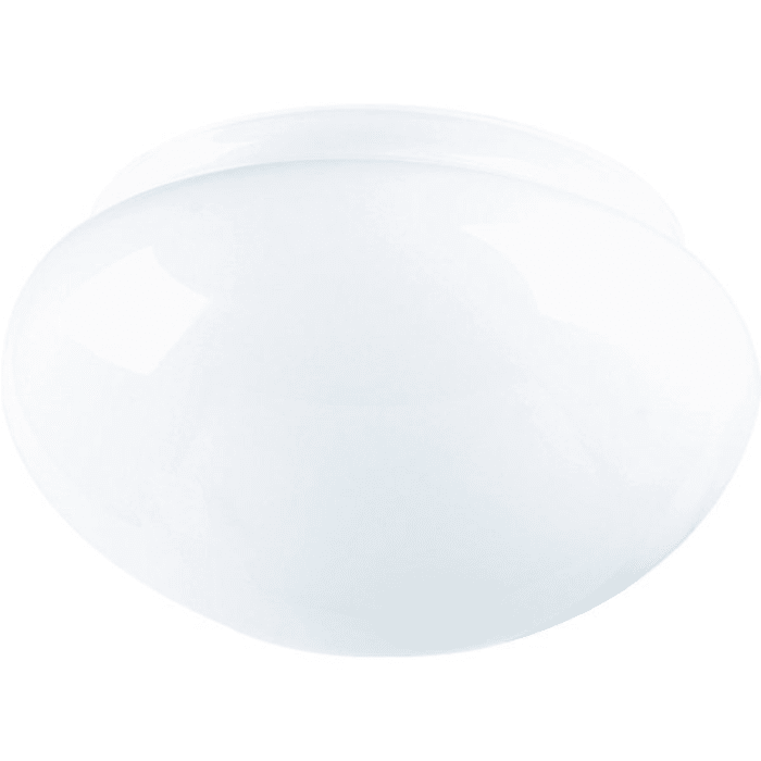 White Mushroom Glass Lens 6" Package Of 4