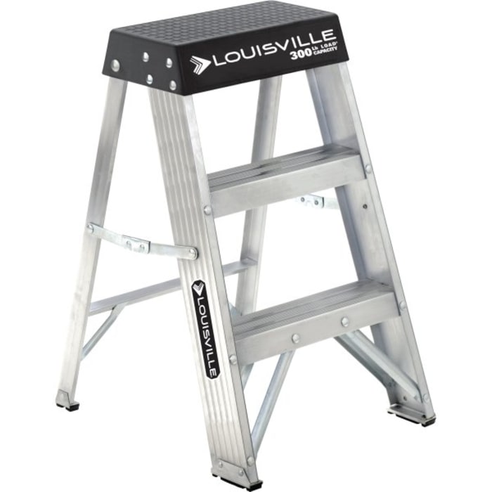 Louisville Ladder 2 Ft. Aluminum Step Ladder Type 1A