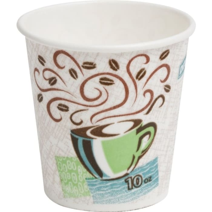 Dixie® Perfectouch Insulated Paper Hot Cup, 10 Oz. (1000/Case)