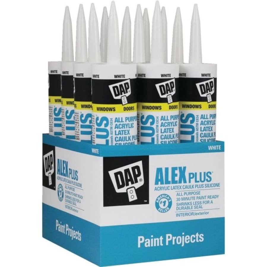 DAP Alex Plus All Purpose, Acrylic Latex Caulk Plus, 44 OFF