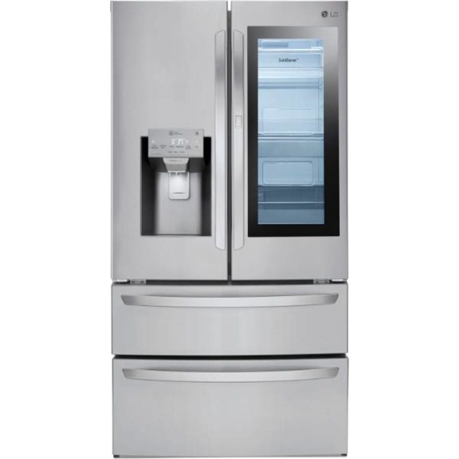 Galanz 16 Cu Ft 3 Door French Door Refrigerator with Built-in Ice