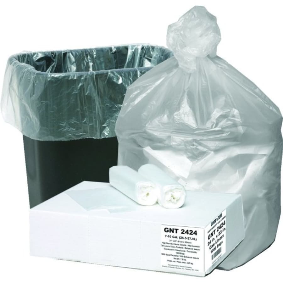 Maintenance Warehouse® 32 Gal 0.9 Mil Low-Density Trash Bag (100- Pack)  (Black)