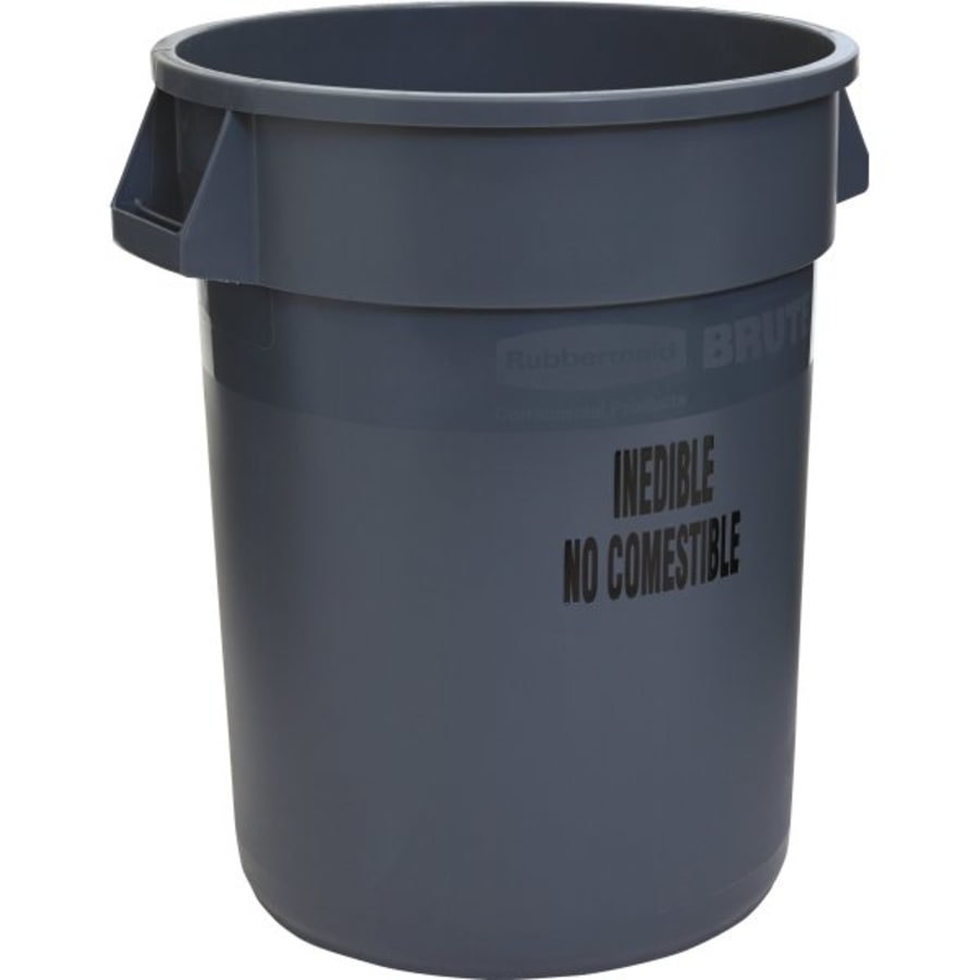 Rubbermaid® Marshal® 15 Gallon Round Trash Can (#FG816088BLA